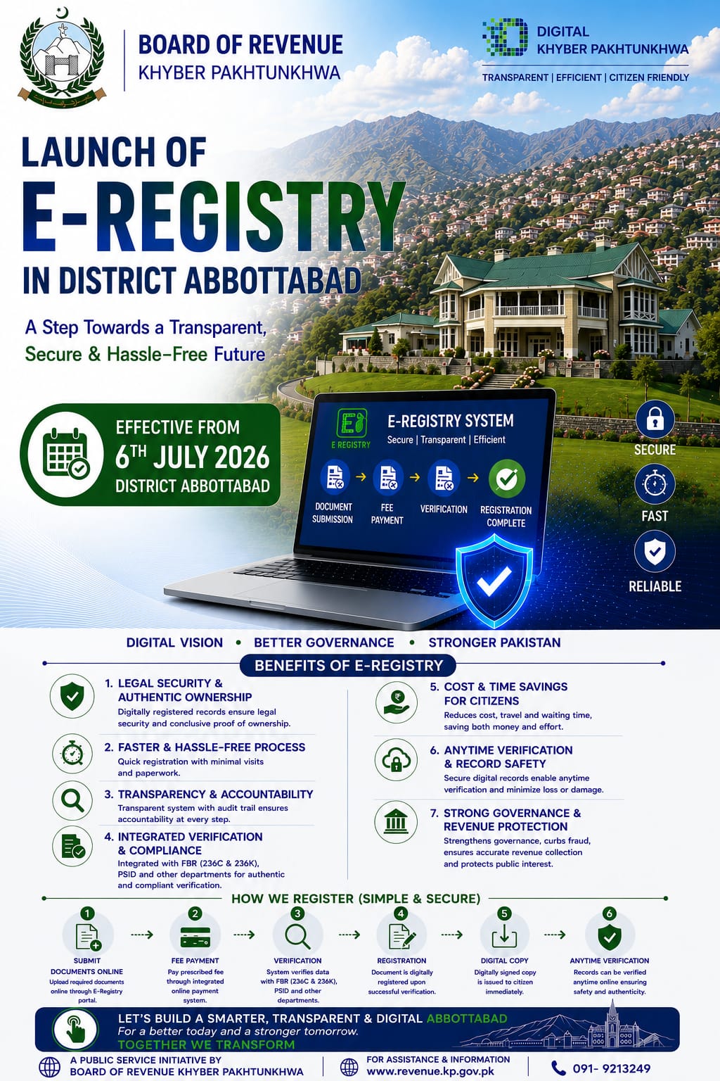Launch of E-registry Abbottabad
